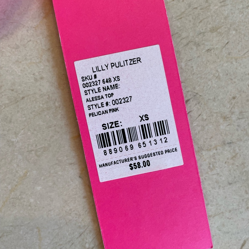 Pink Ruffle top NWT - Picture 2 of 2